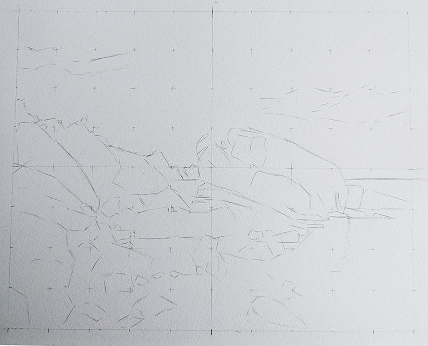 A full drawing with simple lines.