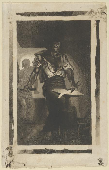 An Acquiatint by Eugène Delacroix