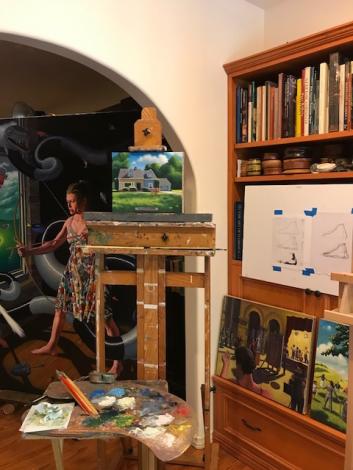 A photo of Steve Ohlrich's studio