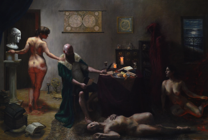 'Faust' by Brian Skol. Oil painting on linen.