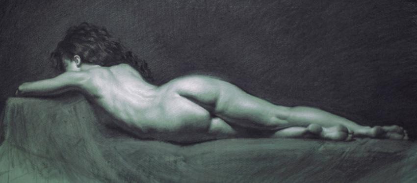 Charcoal drawing by Grigor Eftimov