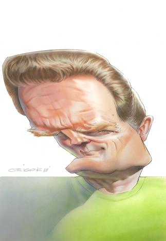 A caricature by Grigor Eftimov